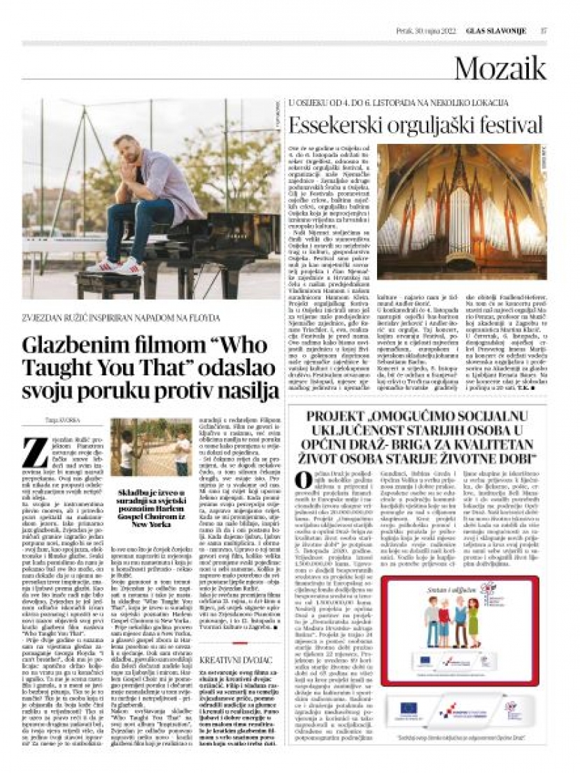 Objavljen članak Glas Slavonije